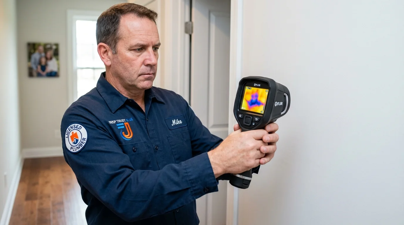 Thermal imaging leak detection by Johns Plumbing LLC in Holt